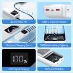 پاوربانک ونشن Vention 30000mAh  مدل (FHMB0) - Image 3
