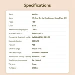هدست وایرلس ونشن SoundMate  S11 Black - Image 9