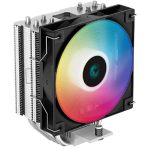 تصویر فن دیپکول AG400 LED با نورپردازی RGB ثابت و طراحی برج تک‌خنک‌کننده