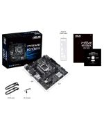 تصویر مادربرد H 510-MK Prime Asus با هیت‌سینک و PCB مقاوم