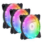 فن کیس کولر مستر MasterFan MF120 Prismatic 3in1 با نورپردازی ARGB و پره‌های کریستالی